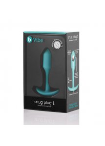 Plug analny z obciążnikiem - B-Vibe Snug Plug 1 Miętowy