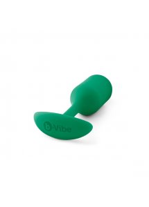 Plug analny z obciążnikiem - B-Vibe Snug Plug 2 Zielony