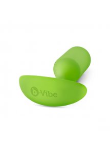 Plug analny z obciążnikiem - B-Vibe Snug Plug 3 Zielony