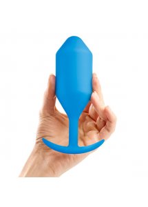 Plug analny z obciążnikiem - B-Vibe Snug Plug 5 Niebieski