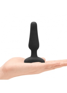 Plug analny zdalnie sterowany - B-Vibe Novice Remote Control Plug  Czarny