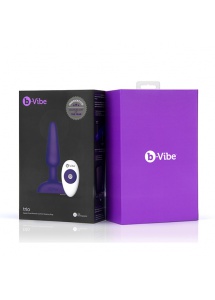 Plug analny ze zdalnym sterowaniem - B-Vibe Trio Remote Control Plug  Fioletowy