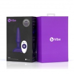 Plug analny ze zdalnym sterowaniem - B-Vibe Trio Remote Control Plug  Fioletowy