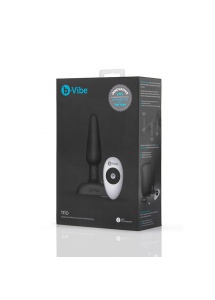 Plug analny ze zdalnym sterowaniem - B-Vibe Trio Remote Control Plug  Czarny