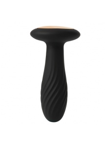 Plug analny żebrowany  - Svakom Bella Anal Plug  Czarny