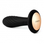 Plug analny żebrowany  - Svakom Bella Anal Plug  Czarny