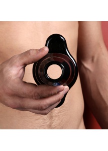 Plug tunel - Perfect Fit Double Tunnel Plug Large czarny