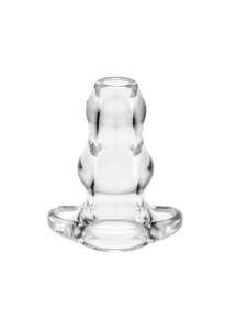 Plug tunel - Perfect Fit Double Tunnel Plug Medium przezroczysty