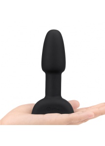 Plug z kuleczkami zdalnie sterowany - B-Vibe Rimming Petite Remote Control Plug  Czarny
