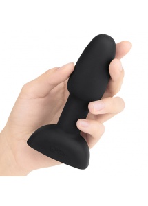 Plug z kuleczkami zdalnie sterowany - B-Vibe Rimming Petite Remote Control Plug  Czarny