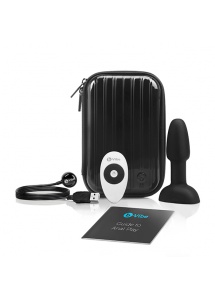 Plug z kuleczkami zdalnie sterowany - B-Vibe Rimming Petite Remote Control Plug  Czarny