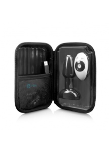 Plug z kuleczkami zdalnie sterowany - B-Vibe Rimming Petite Remote Control Plug  Czarny