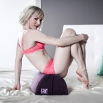 Podparcie do seksu i masturbacji wibratorem - Liberator Bonbon Toy Mount Black  