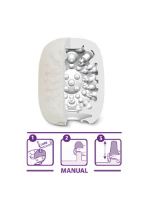 Podręczny masturbator z lubrykantem - Love in the Pocket Love Bombs Jade