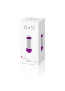Podręczny mini wibrator - Ovo W2 Bullet Vibrator  Fioletowy