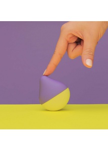 Podręczny stymulator łechtaczki - Iroha by Tenga Mini Fuji Vibrator cytryna