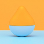 Podręczny stymulator łechtaczki - Iroha by Tenga Mini Sora Mikan Vibrator beż