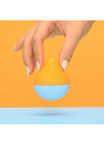 Podręczny stymulator łechtaczki - Iroha by Tenga Mini Sora Mikan Vibrator beż