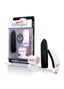 Podręczny wibrator - The Screaming O Charged Positive Remote Control  Czarny