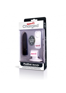 Podręczny wibrator - The Screaming O Charged Positive Remote Control  Czarny
