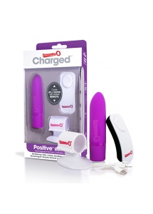 Podręczny wibrator - The Screaming O Charged Positive Remote Control  Fioletowy
