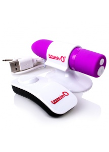 Podręczny wibrator - The Screaming O Charged Positive Remote Control  Fioletowy
