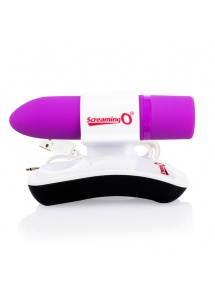 Podręczny wibrator - The Screaming O Charged Positive Remote Control  Fioletowy