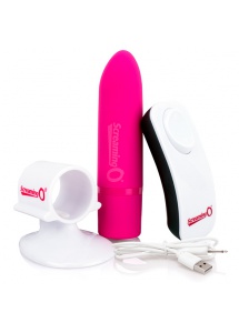 Podręczny wibrator - The Screaming O Charged Positive Remote Control  Czerwony