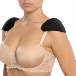 Poduszki na barki ramiona - Bye Bra Shoulder Bra Pads - Czarne