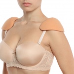Poduszki na barki ramiona - Bye Bra Shoulder Bra Pads - Cieliste