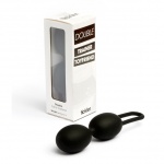 Podwójna kulka do ćwiczeń mięśni Kegla - Tickler Vibes Trainer Toyfriend Double  Czarny