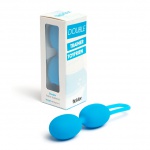 Podwójna kulka do ćwiczeń mięśni Kegla - Tickler Vibes Trainer Toyfriend Double  Niebieski