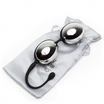 Podwójne kulki waginalne - Fifty Shades of Grey Inner Goddess Silver Jiggle Balls 67g  