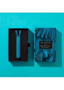 Podwójny masażer łechtaczki - Je Joue Rabbit Bullet Vibrator Niebieski
