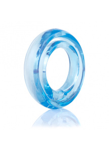 Podwójny pierścień na penisa i jądra - The Screaming O RingO 2 Blue  