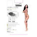 Pończochy samonośne z koronką – MissO S306  Beżowy