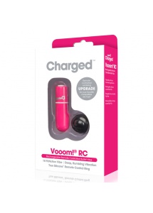 Potężny mini wibrator ze zdalnym sterowaniem - The Screaming O Charged Remote Control Vooom Bullet  Różowy