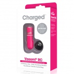 Potężny mini wibrator ze zdalnym sterowaniem - The Screaming O Charged Remote Control Vooom Bullet  Różowy