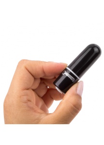 Potężny mini wibrator ze zdalnym sterowaniem - The Screaming O Charged Remote Control Vooom Bullet  Czarny