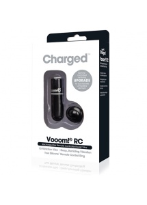 Potężny mini wibrator ze zdalnym sterowaniem - The Screaming O Charged Remote Control Vooom Bullet  Czarny