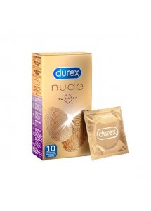Prezerwatywy bez lateksu - Durex Condoms Nude No Latex 10 szt  