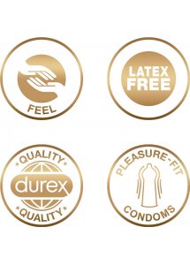 Prezerwatywy bez lateksu - Durex Condoms Nude No Latex 10 szt  