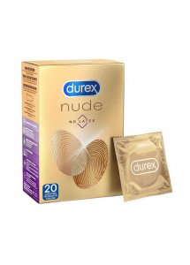 Prezerwatywy bez lateksu - Durex Condoms Nude No Latex 20 szt  