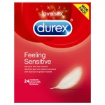 Prezerwatywy cienkie - Durex Feeling Sensitive Condoms 24 szt