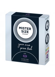 Prezerwatywy dopasowane na miarę - Mister Size 69 mm 3szt