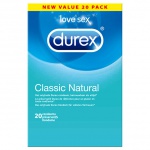 Prezerwatywy klasyczne - Durex Classic Natural Condoms 20 szt 