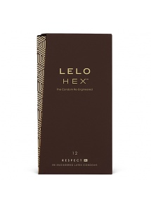 Prezerwatywy nowej generacji - Lelo HEX Condoms Respect XL 12 szt