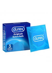 Prezerwatywy o maksymalnej ochronie - Durex Extra Safe Condoms 3 szt