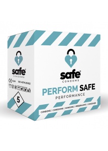 Prezerwatywy opóźniające - Safe  Performance Condoms 5 szt
