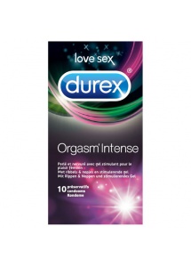 Prezerwatywy ze środkiem stymulującym - Durex Intense Orgasmic Condoms 10 szt 